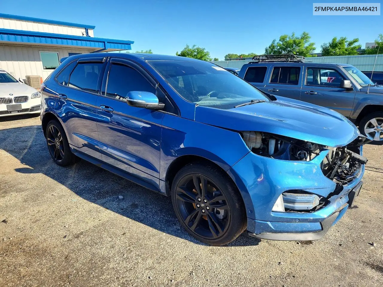 2021 Ford Edge St VIN: 2FMPK4AP5MBA46421 Lot: 56786996