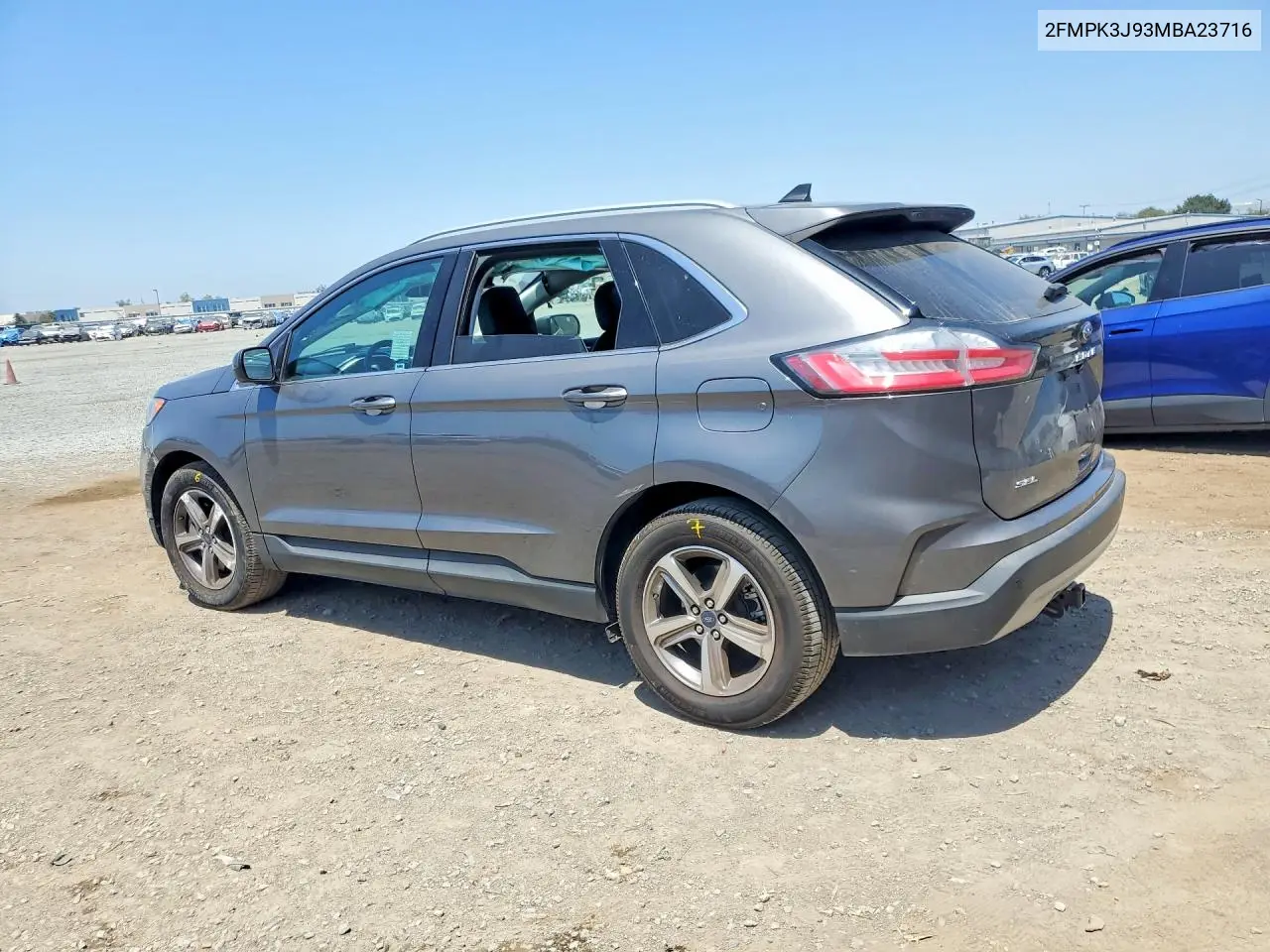 2021 Ford Edge Sel VIN: 2FMPK3J93MBA23716 Lot: 59405256