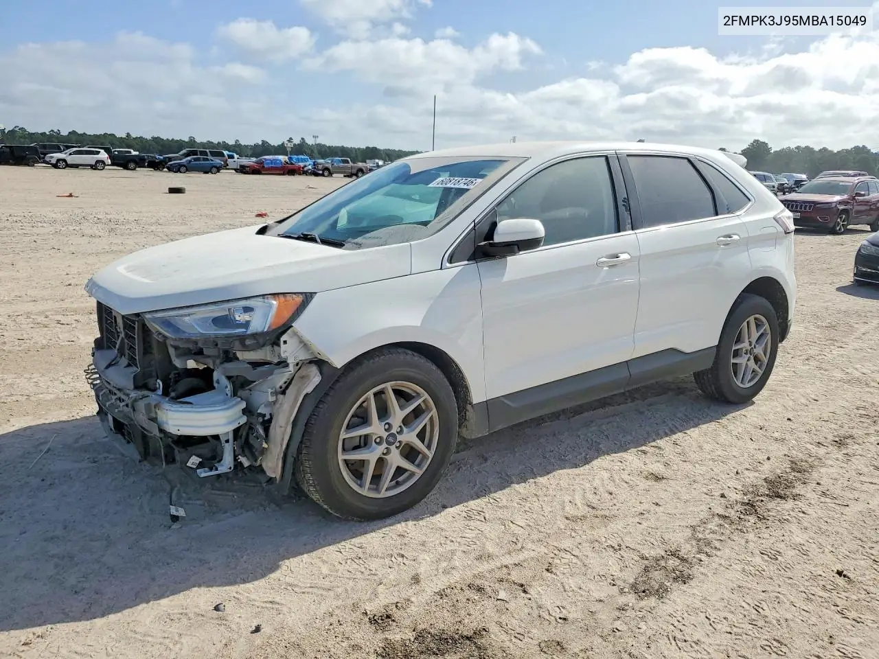 2021 Ford Edge Sel VIN: 2FMPK3J95MBA15049 Lot: 60818746