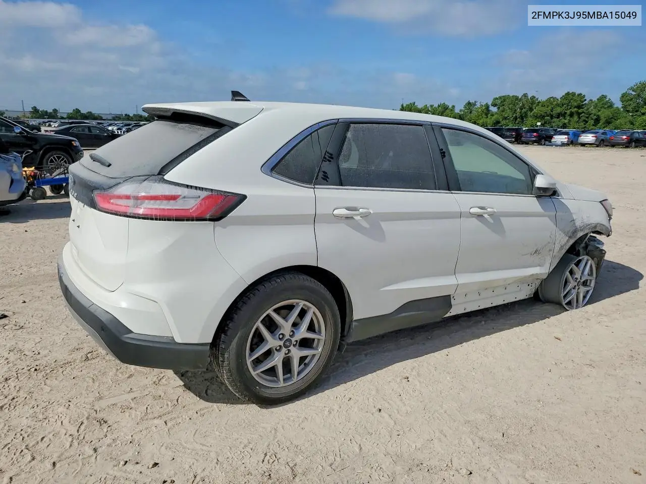 2021 Ford Edge Sel VIN: 2FMPK3J95MBA15049 Lot: 60818746