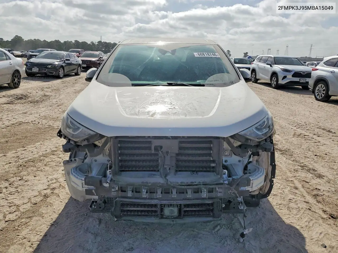 2021 Ford Edge Sel VIN: 2FMPK3J95MBA15049 Lot: 60818746