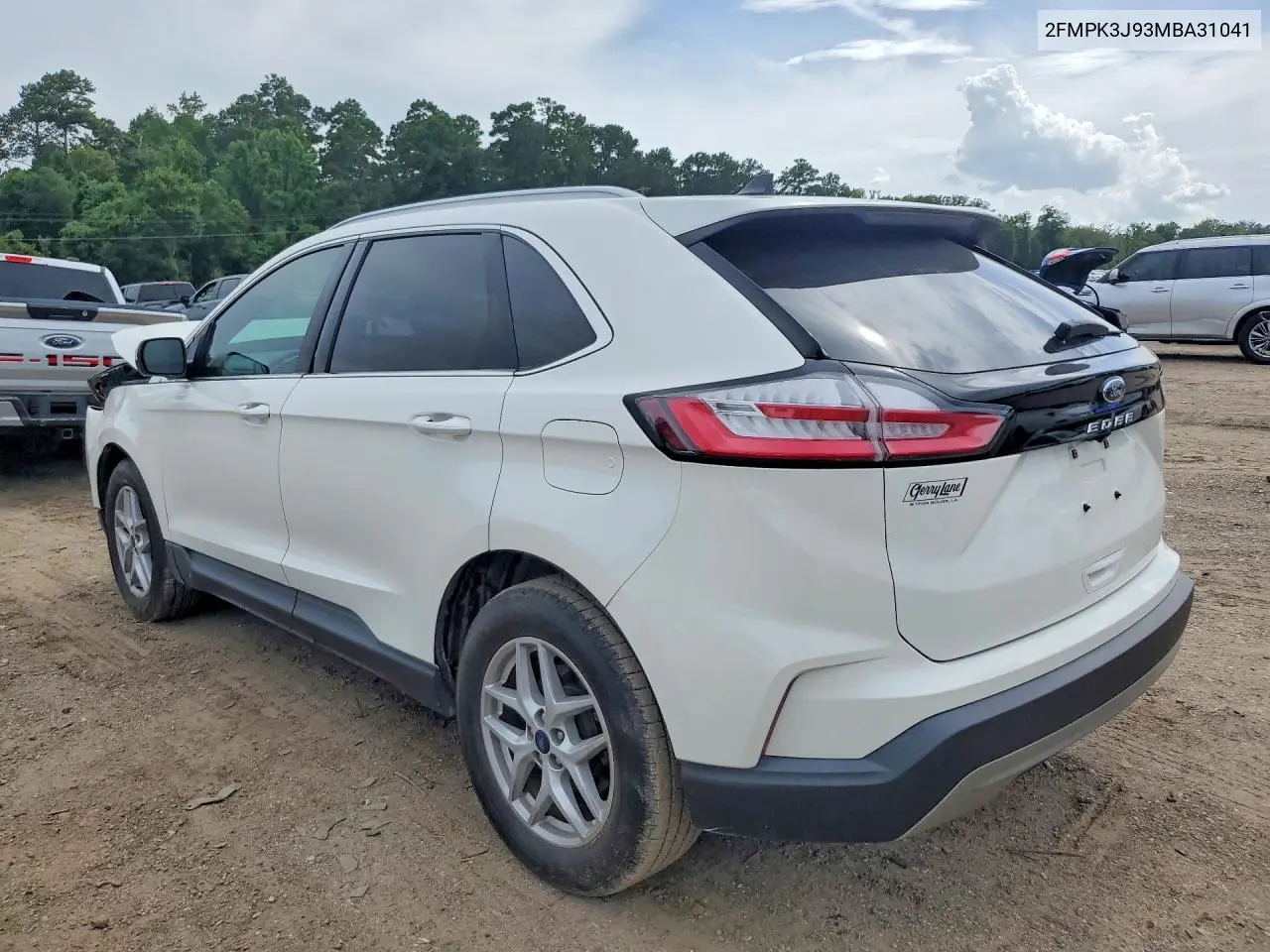 2021 Ford Edge Sel VIN: 2FMPK3J93MBA31041 Lot: 61366996
