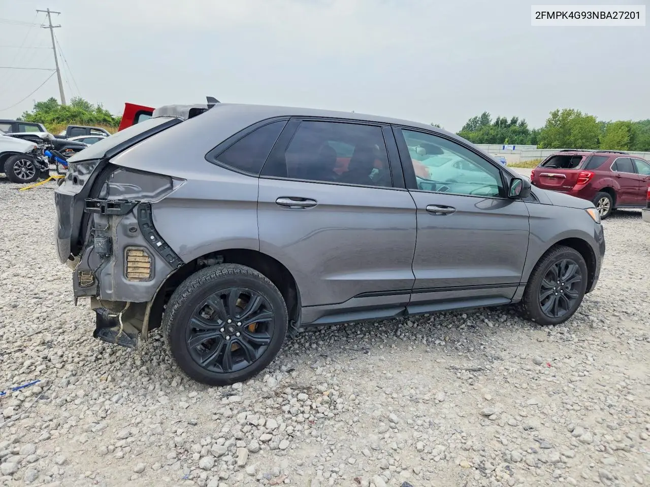 2022 Ford Edge Se VIN: 2FMPK4G93NBA27201 Lot: 60983866