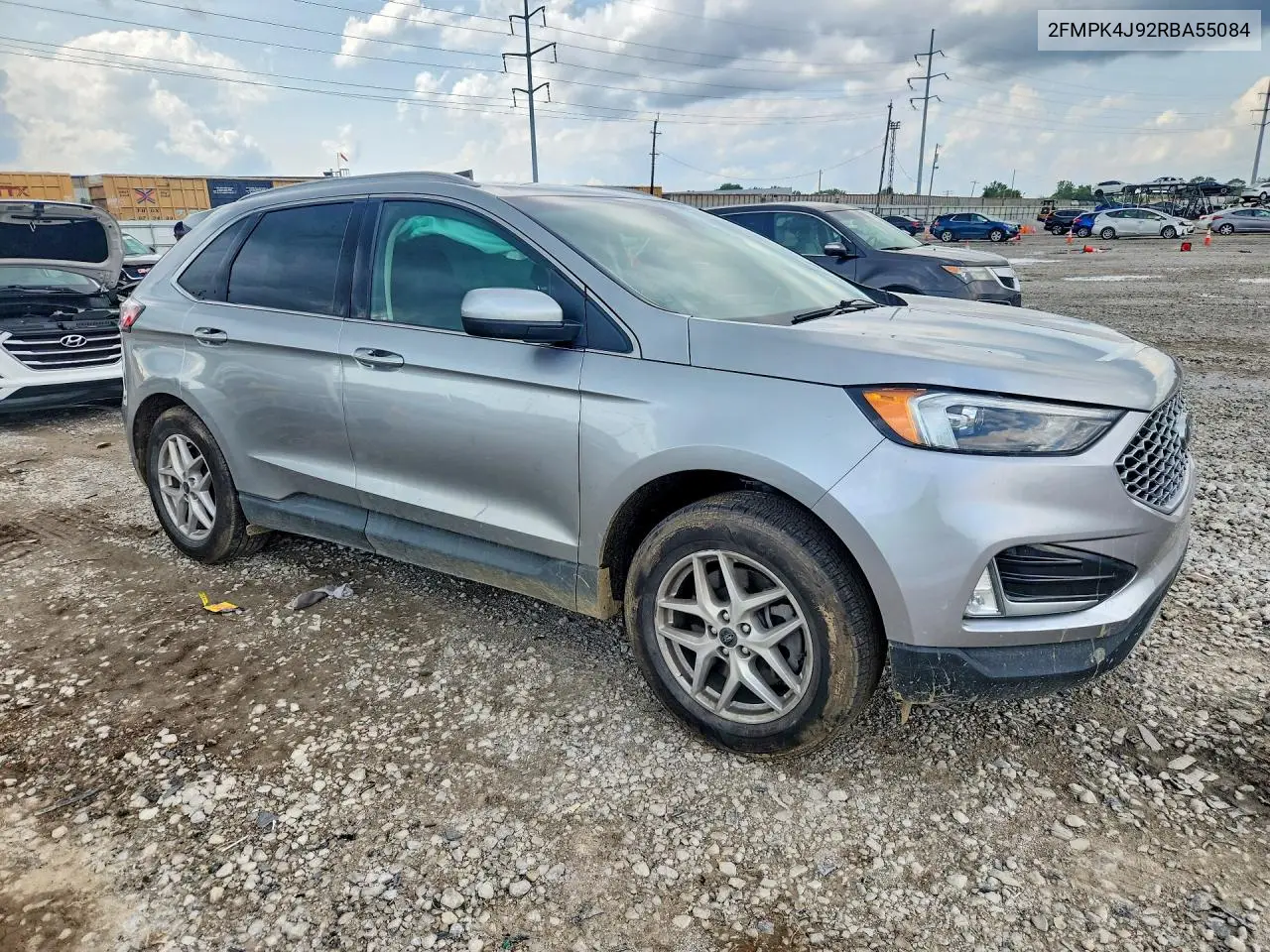 2024 Ford Edge Sel VIN: 2FMPK4J92RBA55084 Lot: 61636156