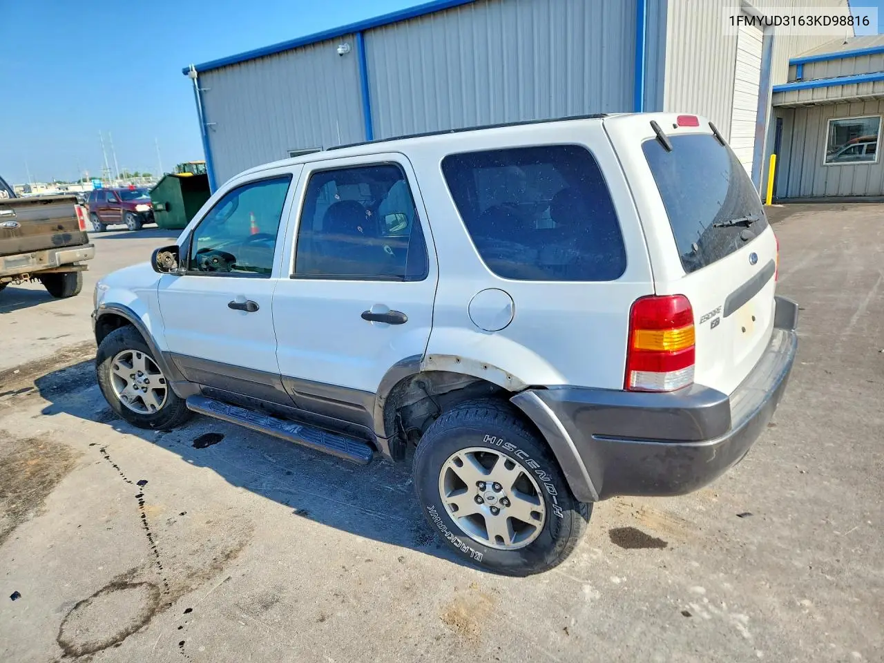 2003 Ford Escape Xlt VIN: 1FMYU03163KD98816 Lot: 55000056