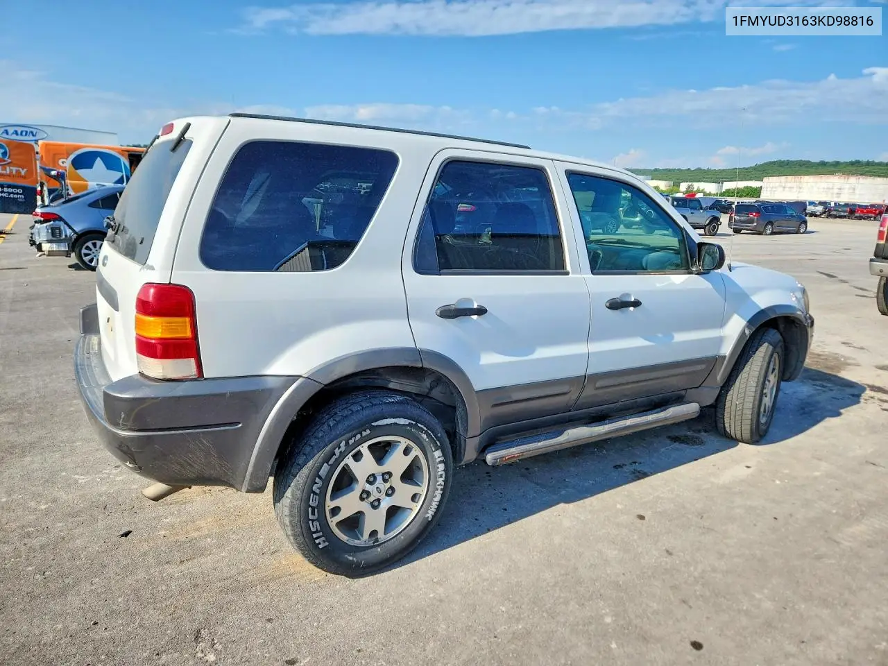 2003 Ford Escape Xlt VIN: 1FMYU03163KD98816 Lot: 55000056