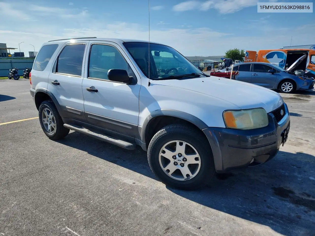 2003 Ford Escape Xlt VIN: 1FMYU03163KD98816 Lot: 55000056