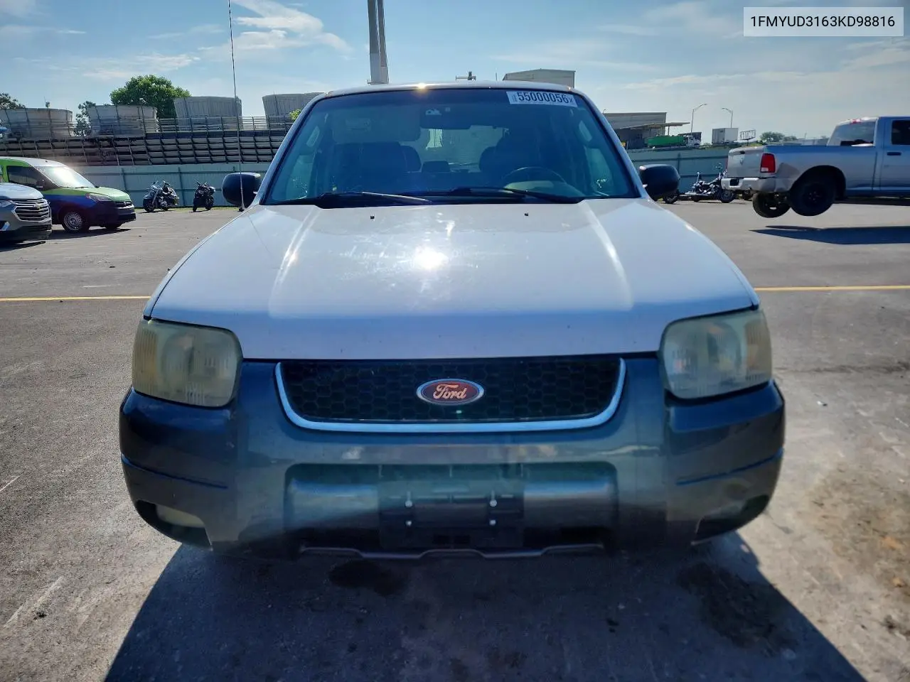 2003 Ford Escape Xlt VIN: 1FMYU03163KD98816 Lot: 55000056
