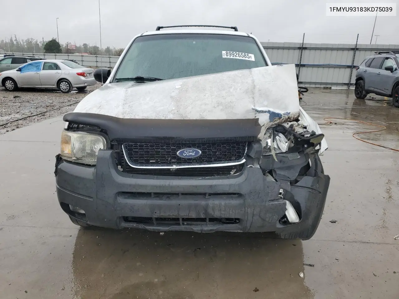 1FMYU93183KD75039 2003 Ford Escape Xlt