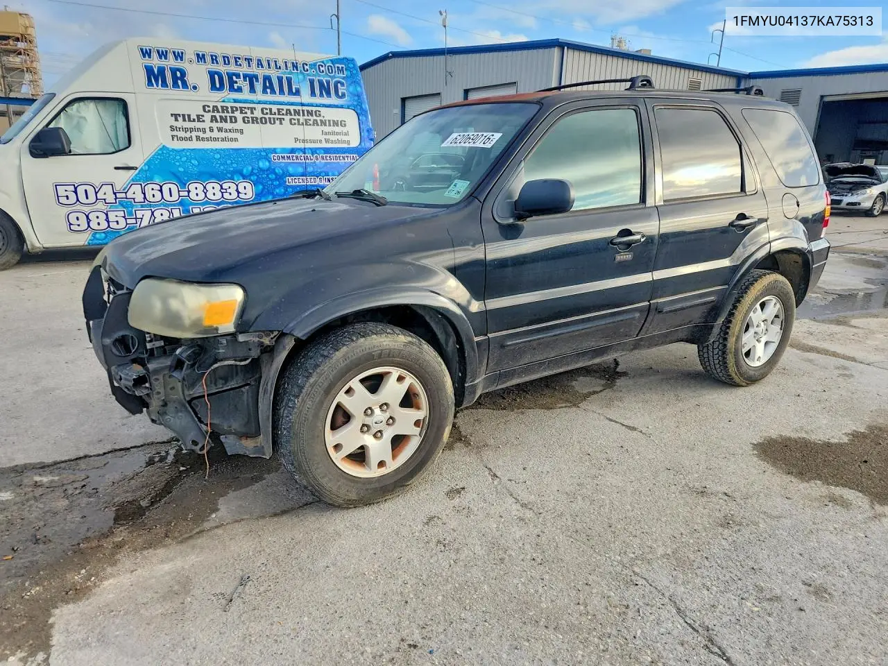 2007 Ford Escape Limited VIN: 1FMYU04137KA75313 Lot: 62069016