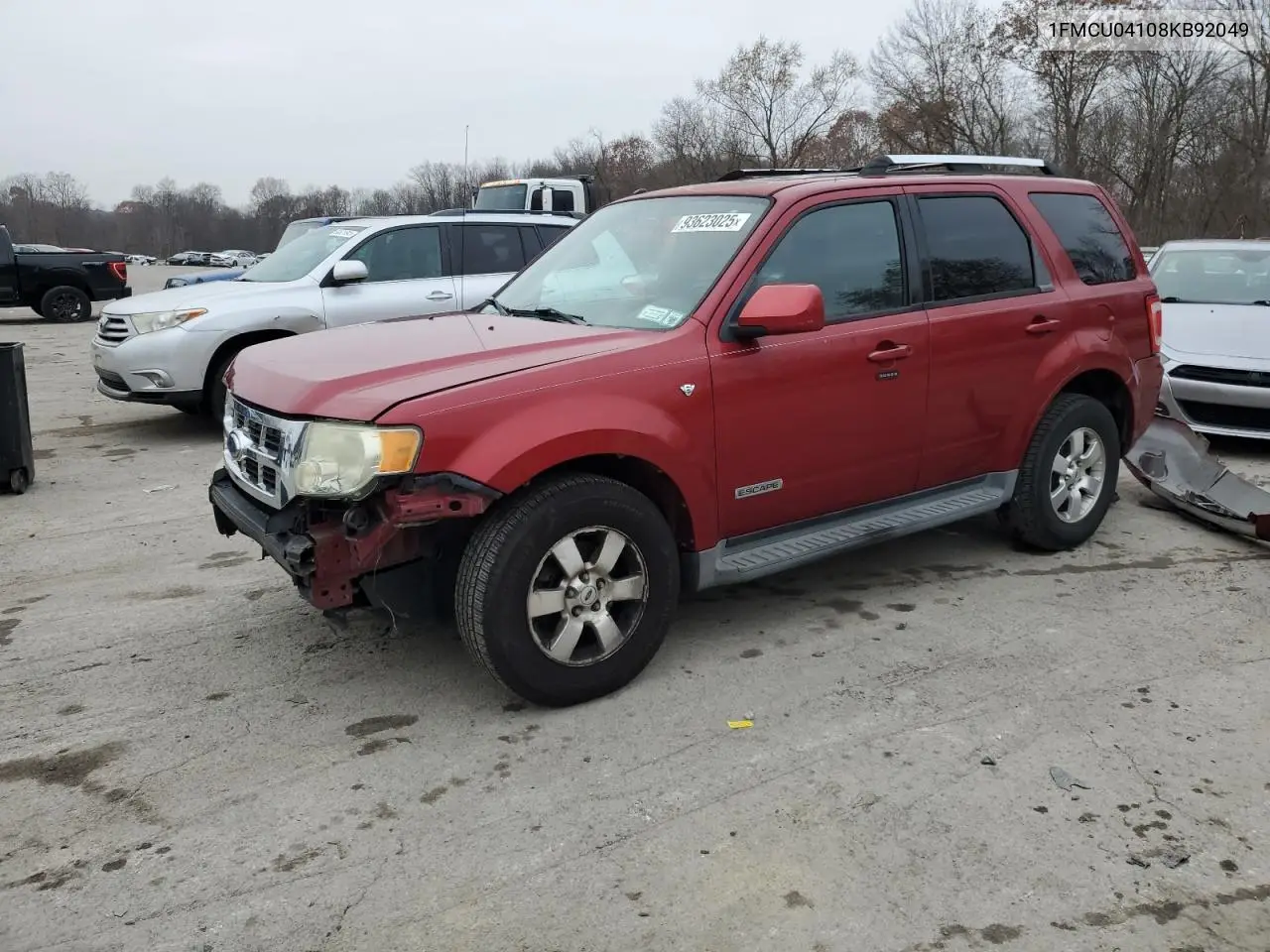 1FMCU04108KB92049 2008 Ford Escape Limited