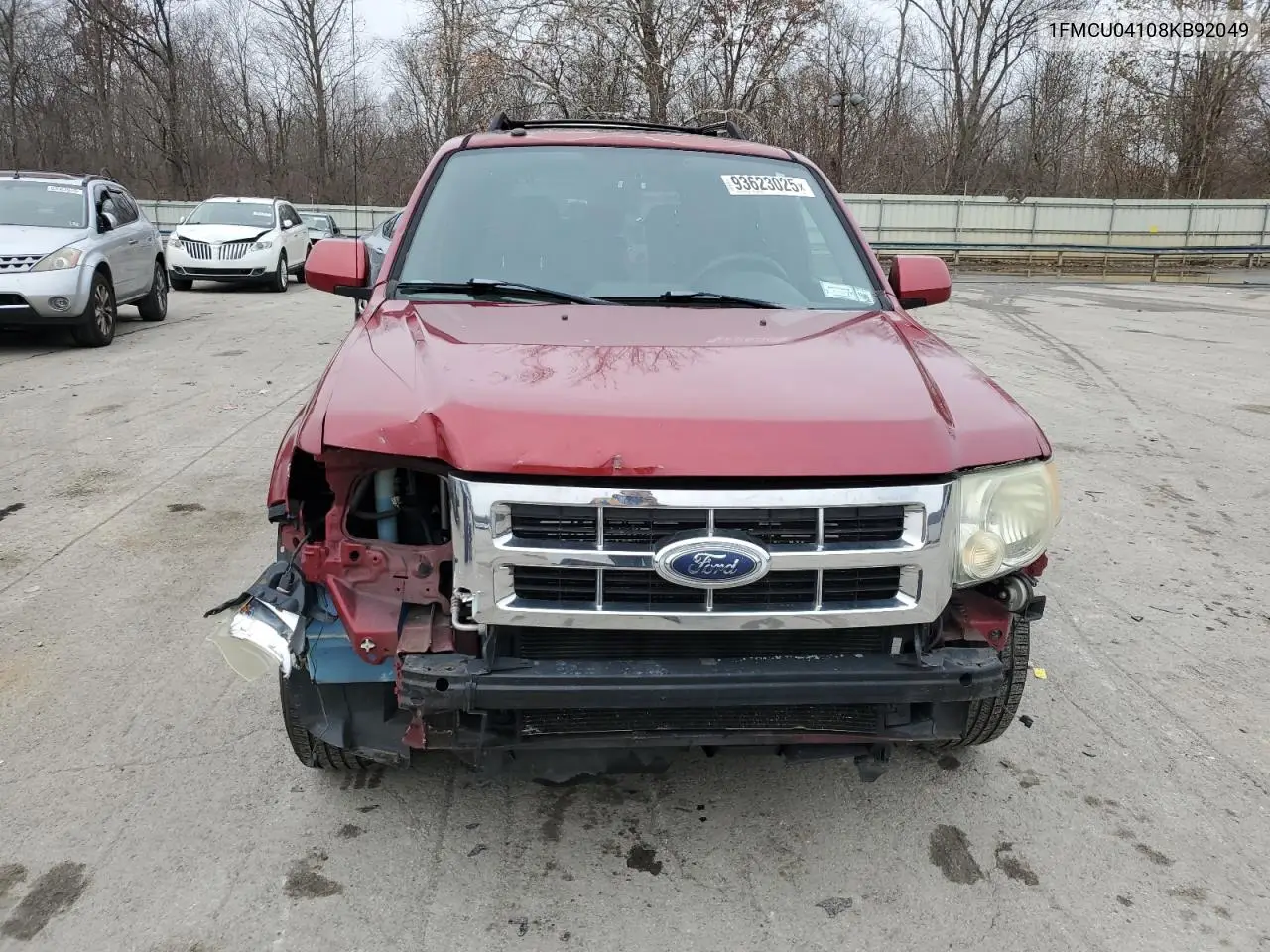 1FMCU04108KB92049 2008 Ford Escape Limited