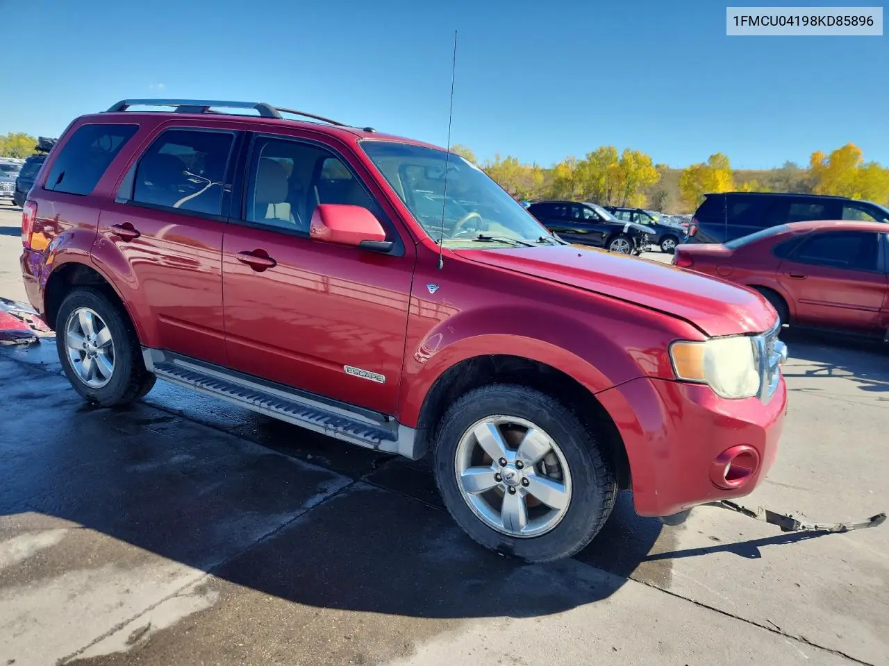 1FMCU04198KD85896 2008 Ford Escape Limited