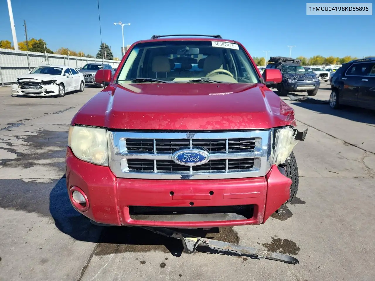 1FMCU04198KD85896 2008 Ford Escape Limited