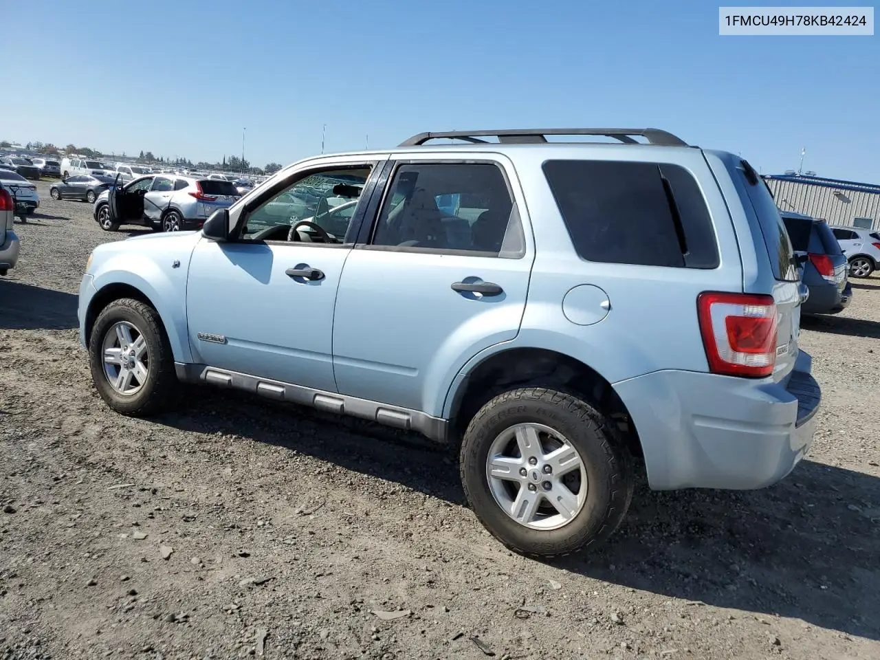 1FMCU49H78KB42424 2008 Ford Escape Hev