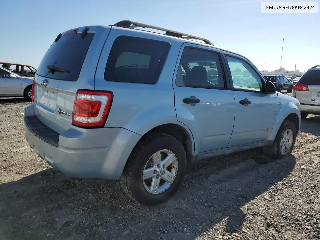 1FMCU49H78KB42424 2008 Ford Escape Hev