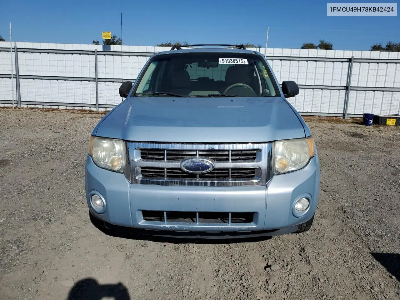 1FMCU49H78KB42424 2008 Ford Escape Hev