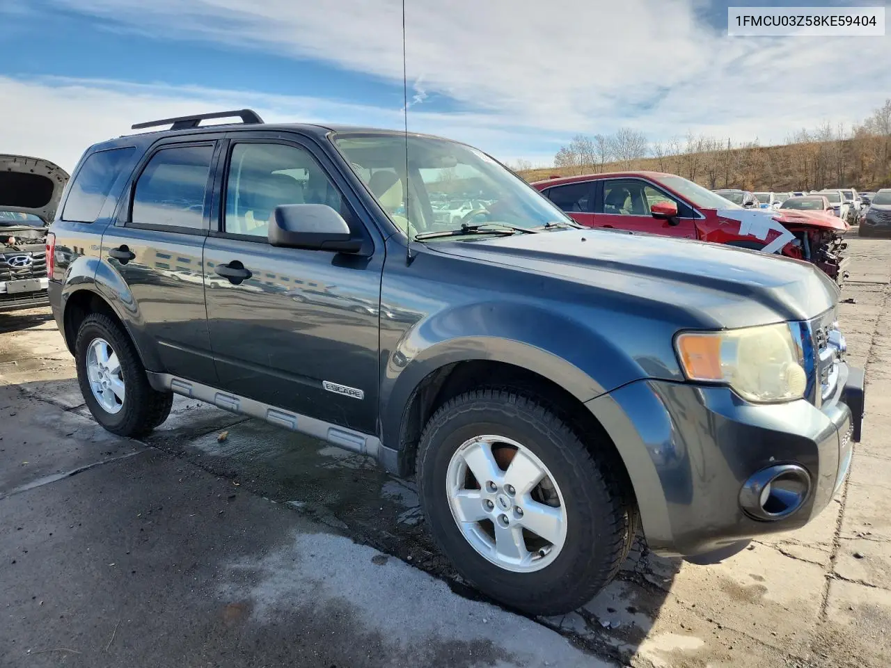 1FMCU03Z58KE59404 2008 Ford Escape Xlt
