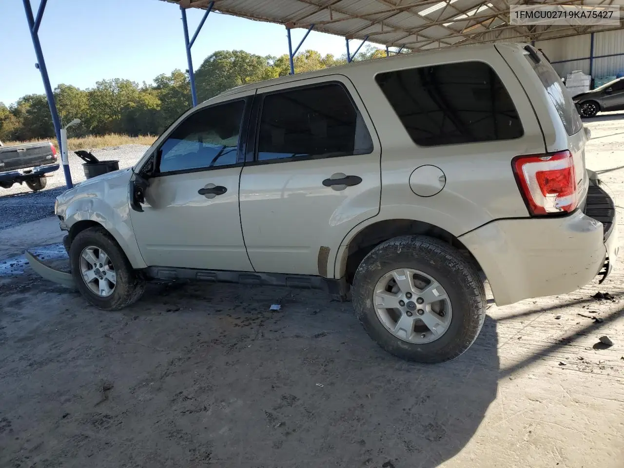 1FMCU02719KA75427 2009 Ford Escape Xls