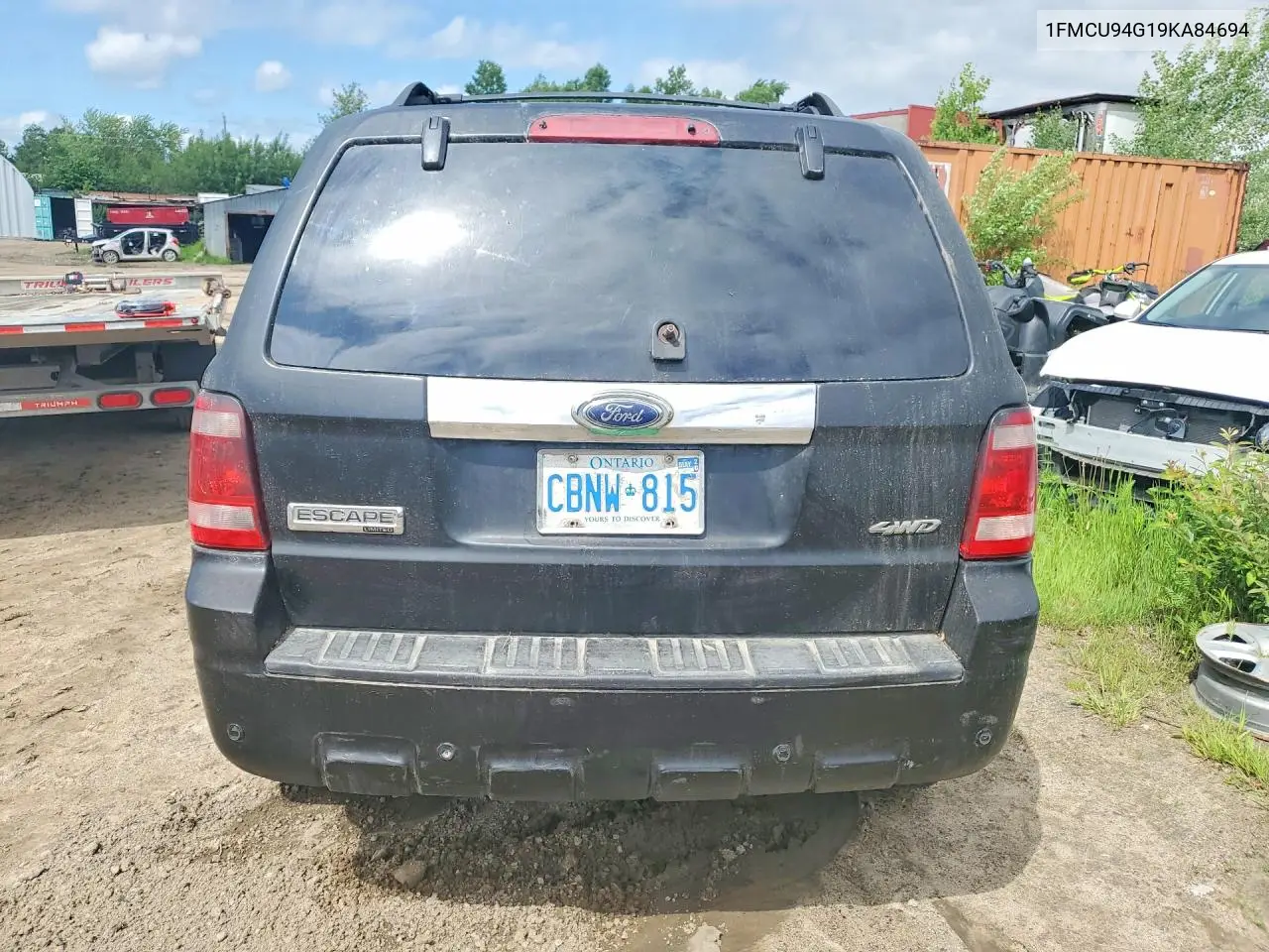 2009 Ford Escape Limited VIN: 1FMCU94G19KA84694 Lot: 56945506