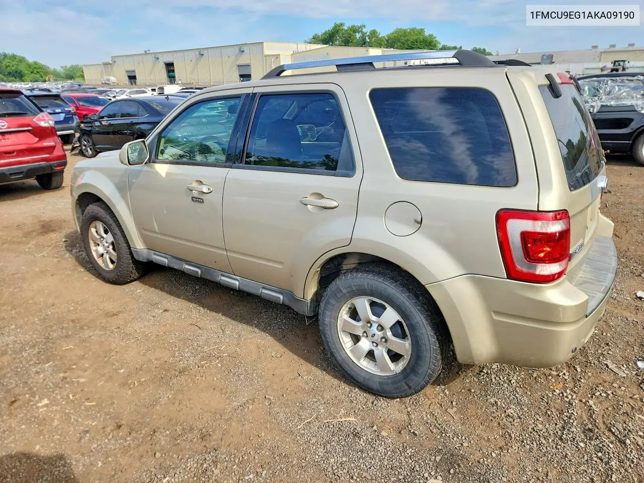 2010 Ford Escape Limited VIN: 1FMCU9EG1AKA09190 Lot: 61504036
