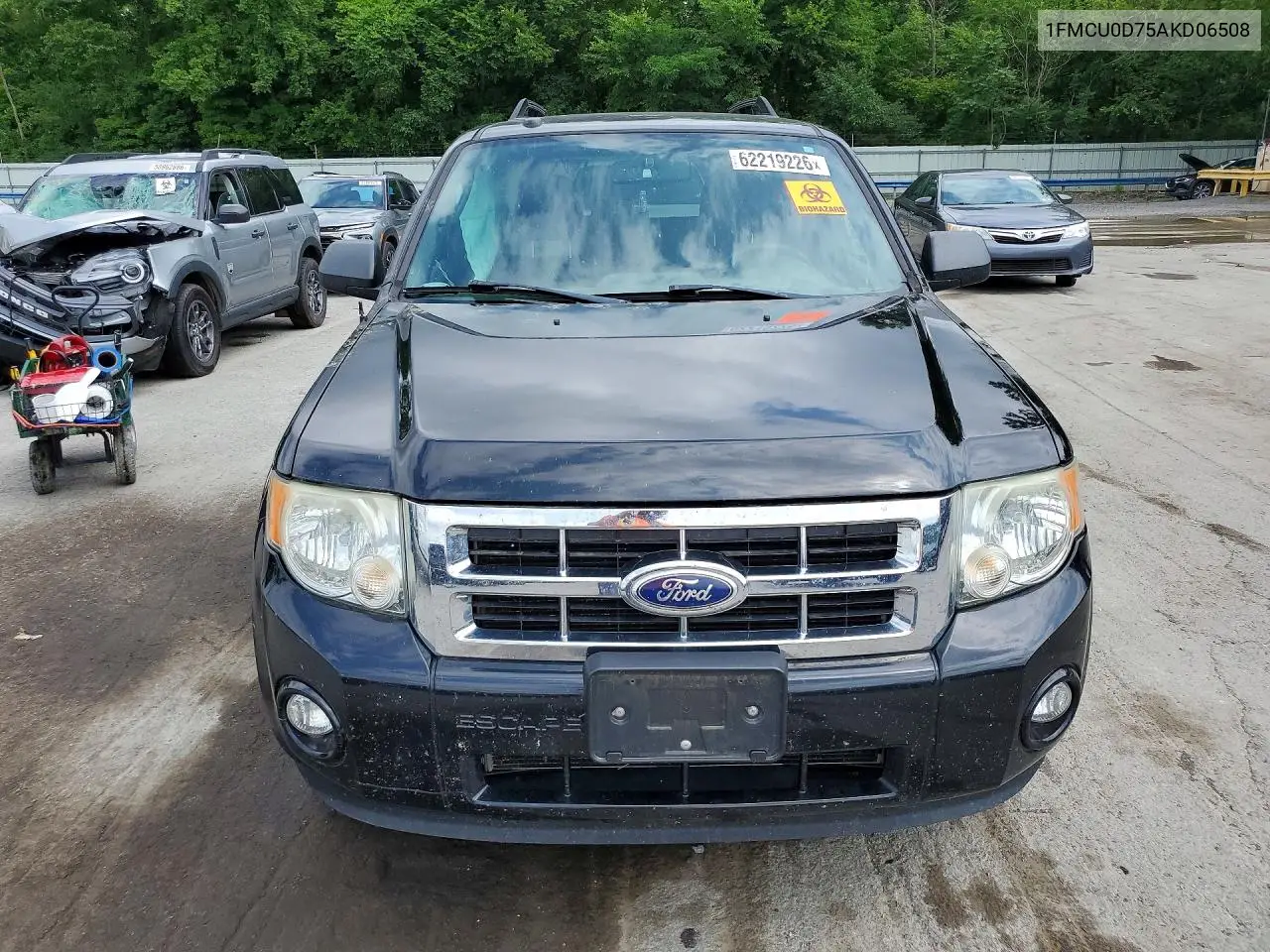 2010 Ford Escape Xlt VIN: 1FMCU0D75AKD06508 Lot: 62219226