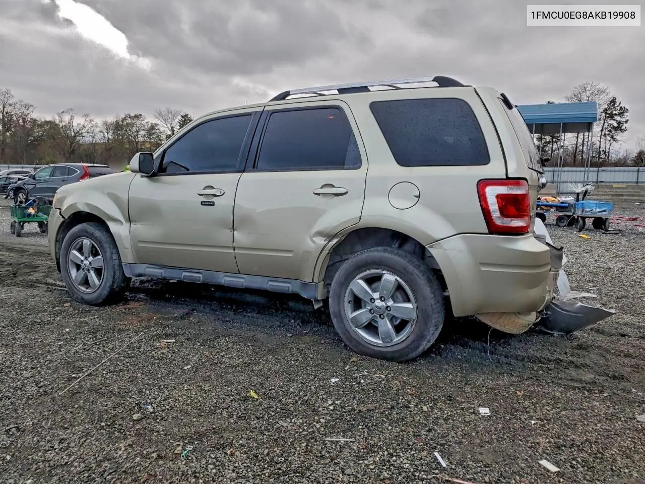 1FMCU0EG8AKB19908 2010 Ford Escape Limited