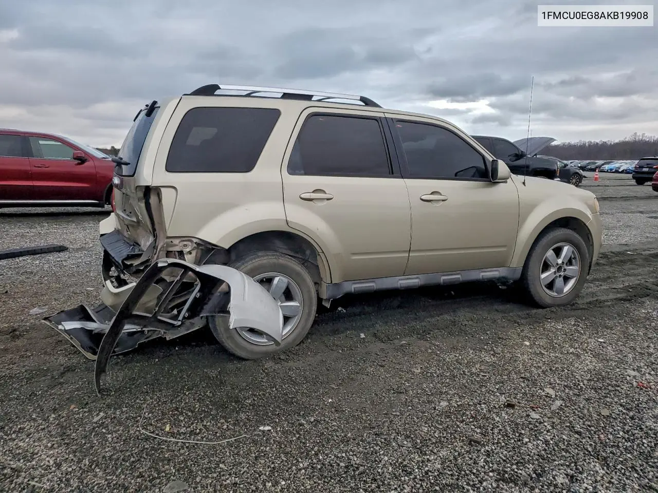 1FMCU0EG8AKB19908 2010 Ford Escape Limited