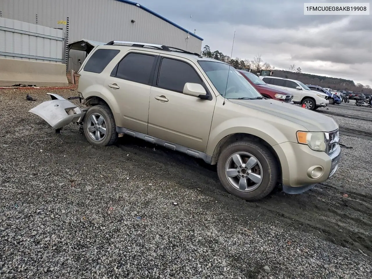 1FMCU0EG8AKB19908 2010 Ford Escape Limited