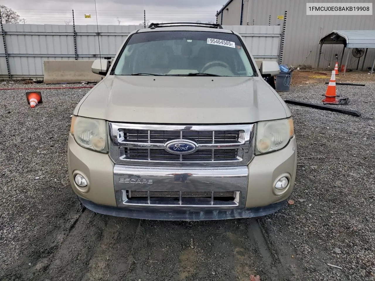 1FMCU0EG8AKB19908 2010 Ford Escape Limited
