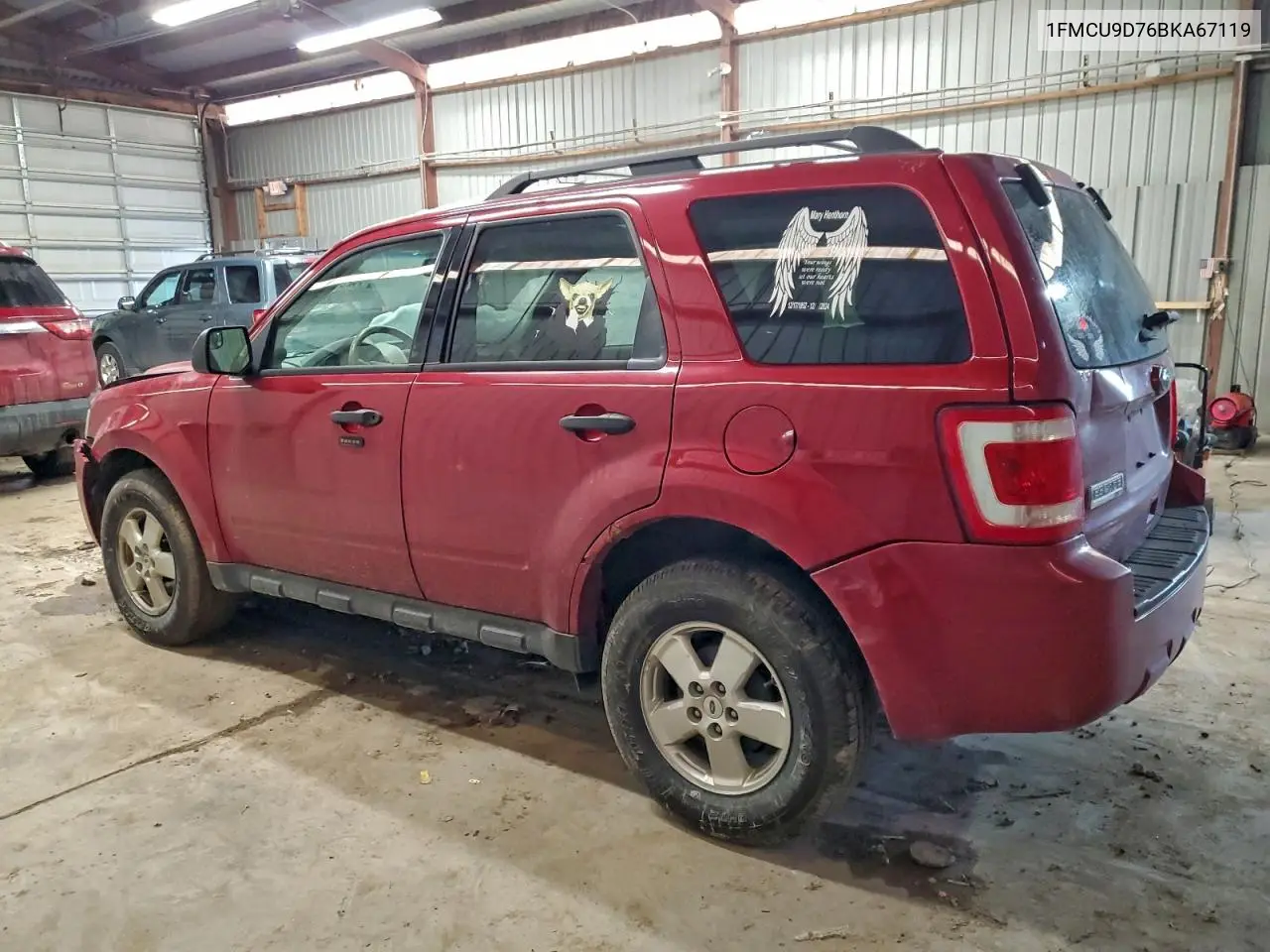 1FMCU9D76BKA67119 2011 Ford Escape Xlt