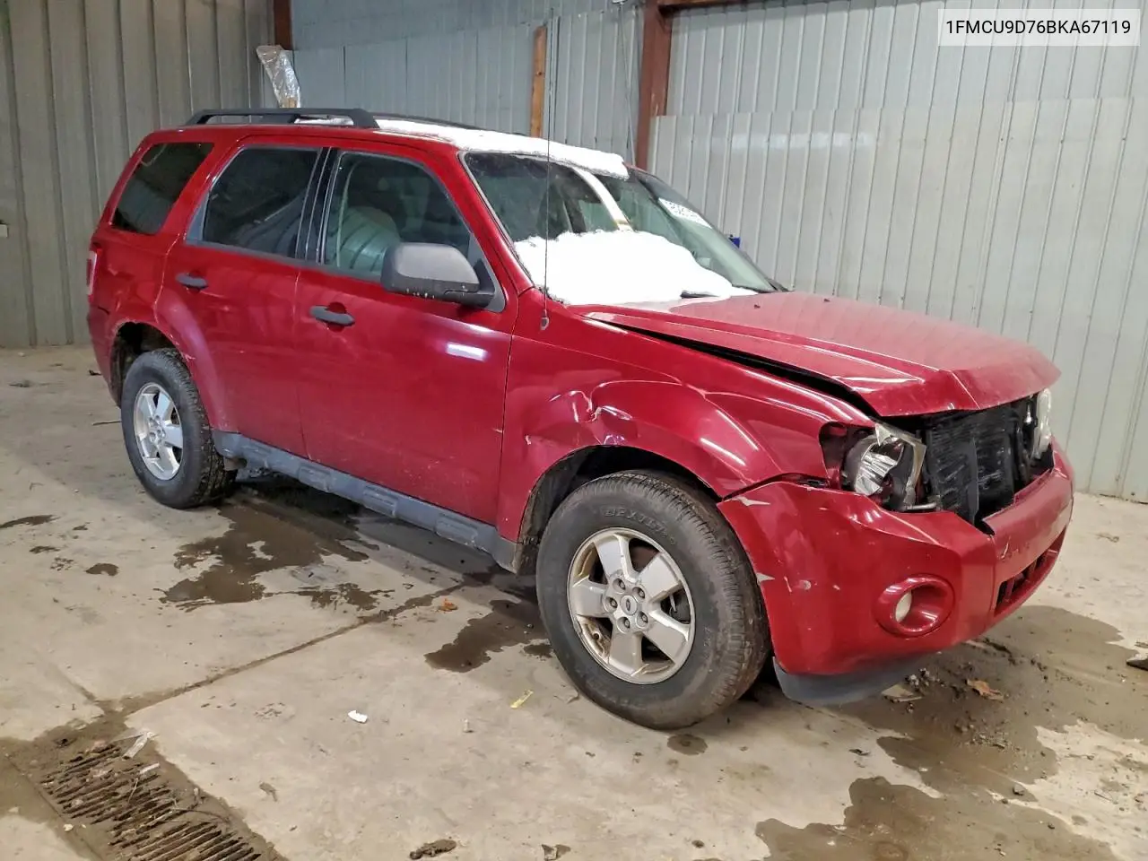 1FMCU9D76BKA67119 2011 Ford Escape Xlt