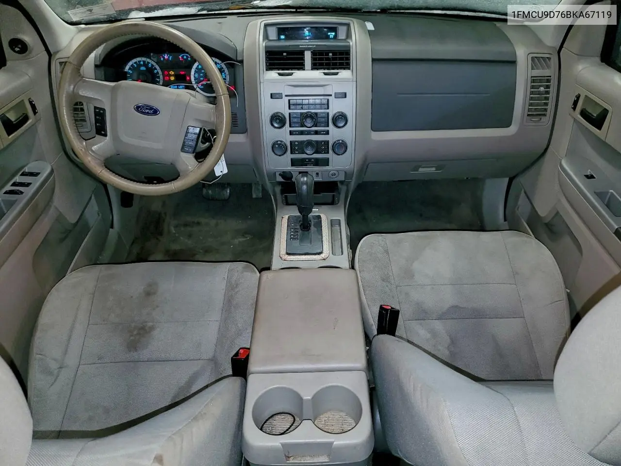 1FMCU9D76BKA67119 2011 Ford Escape Xlt