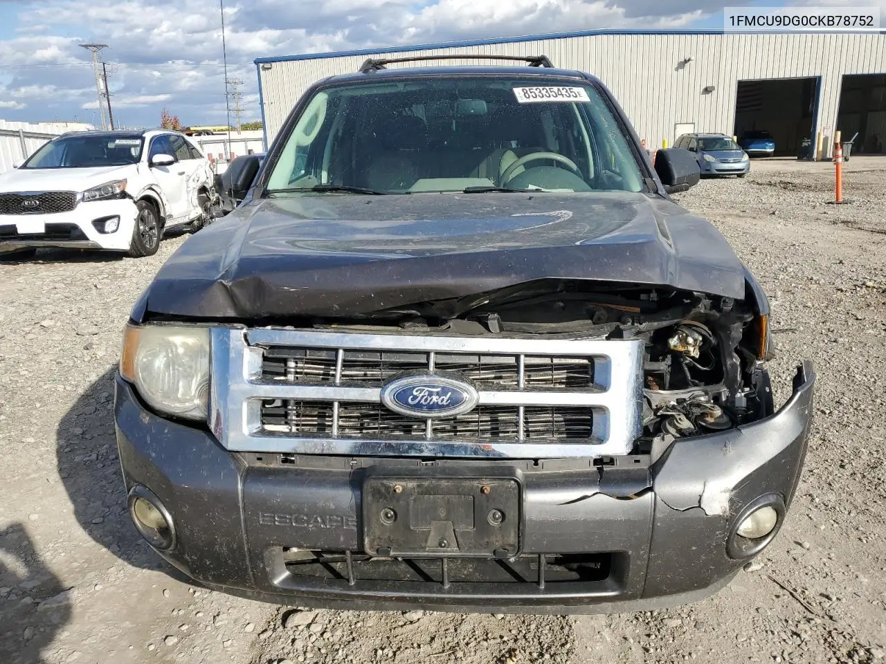1FMCU9DG0CKB78752 2012 Ford Escape Xlt