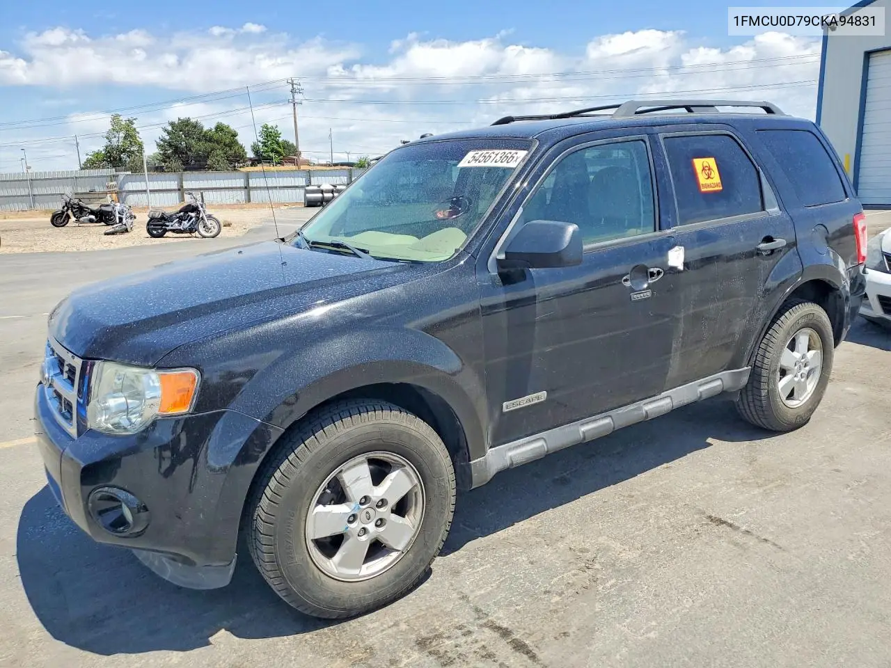 1FMCU0D79CKA94831 2012 Ford Escape Xlt
