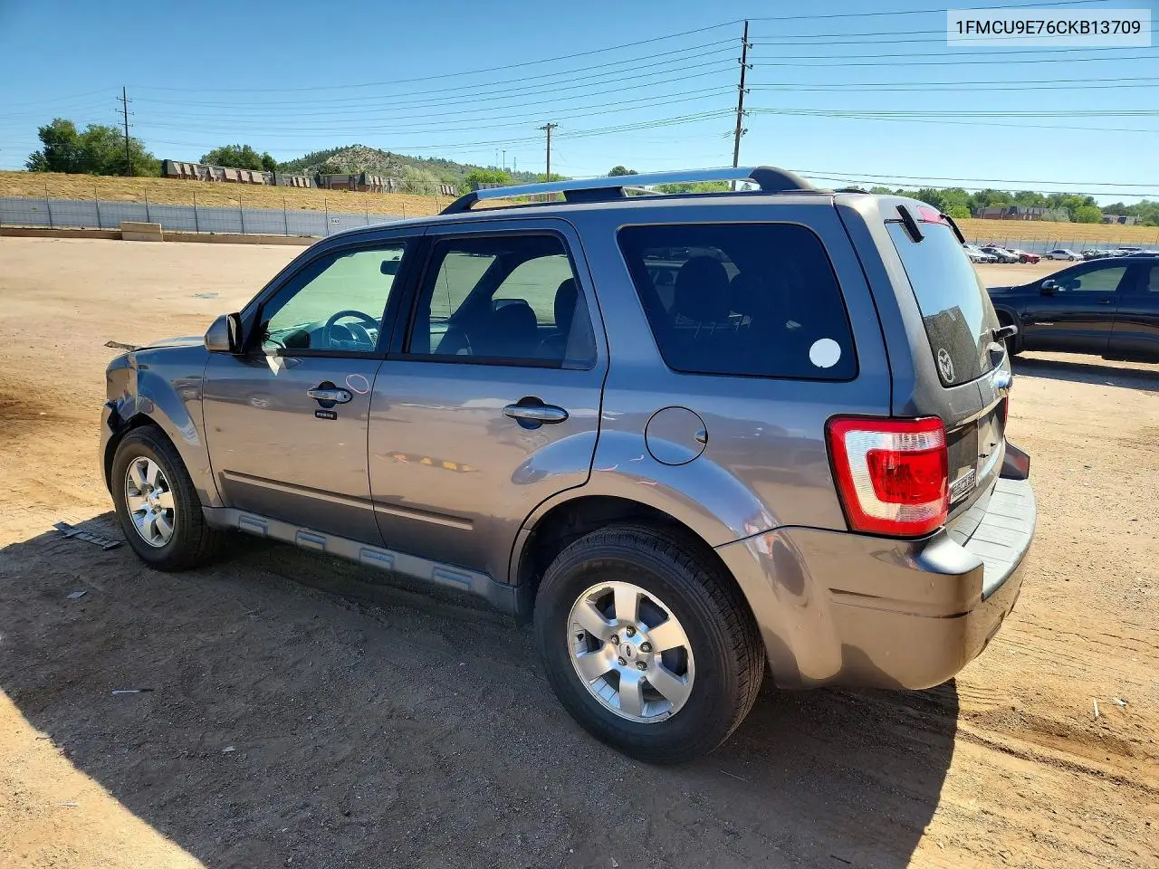2012 Ford Escape Limited VIN: 1FMCU9E76CKB13709 Lot: 60777516