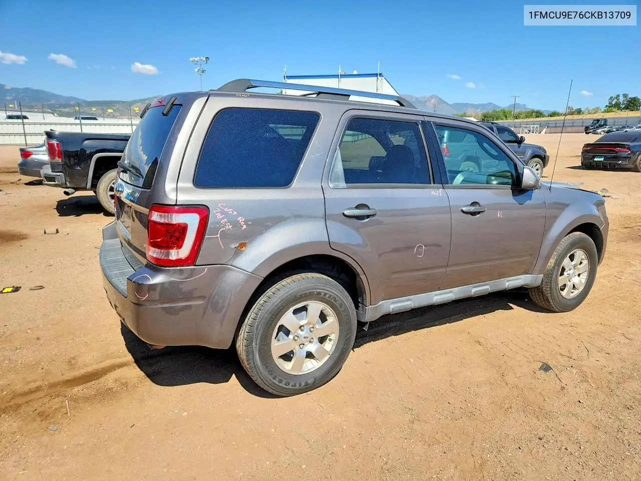 2012 Ford Escape Limited VIN: 1FMCU9E76CKB13709 Lot: 60777516
