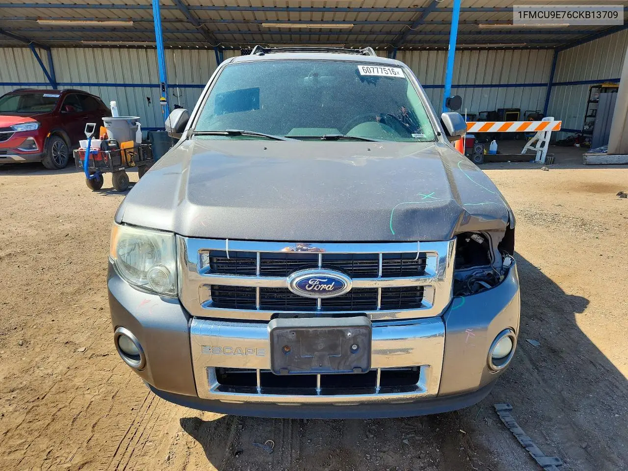 2012 Ford Escape Limited VIN: 1FMCU9E76CKB13709 Lot: 60777516