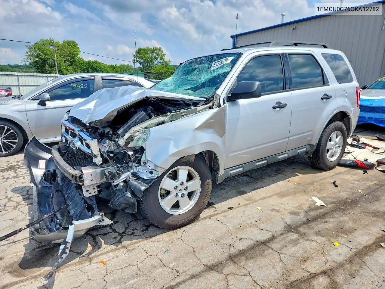 2012 Ford Escape Xls VIN: 1FMCU0C76CKA12782 Lot: 61779796