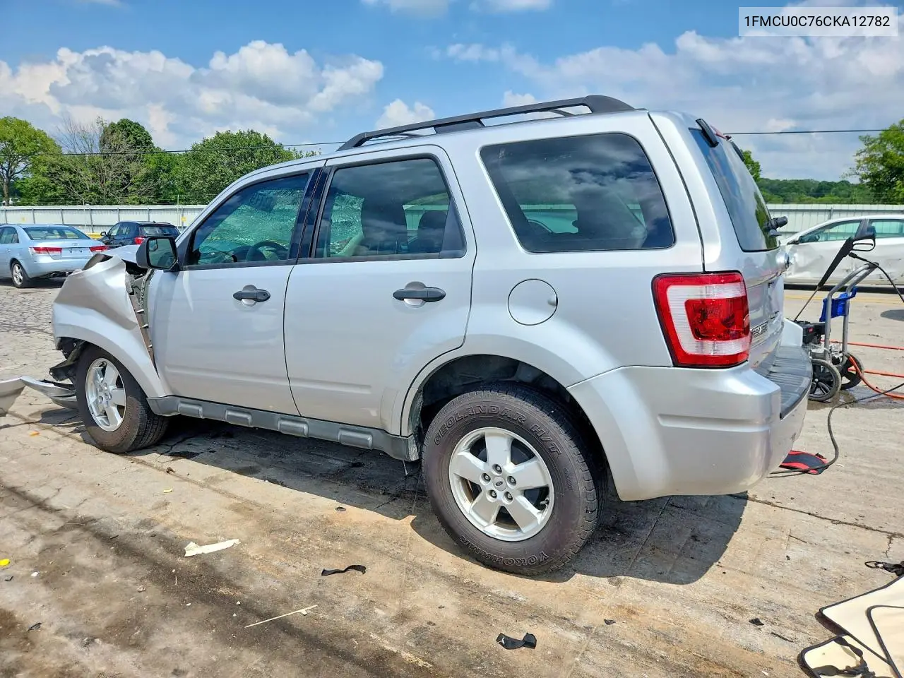 2012 Ford Escape Xls VIN: 1FMCU0C76CKA12782 Lot: 61779796