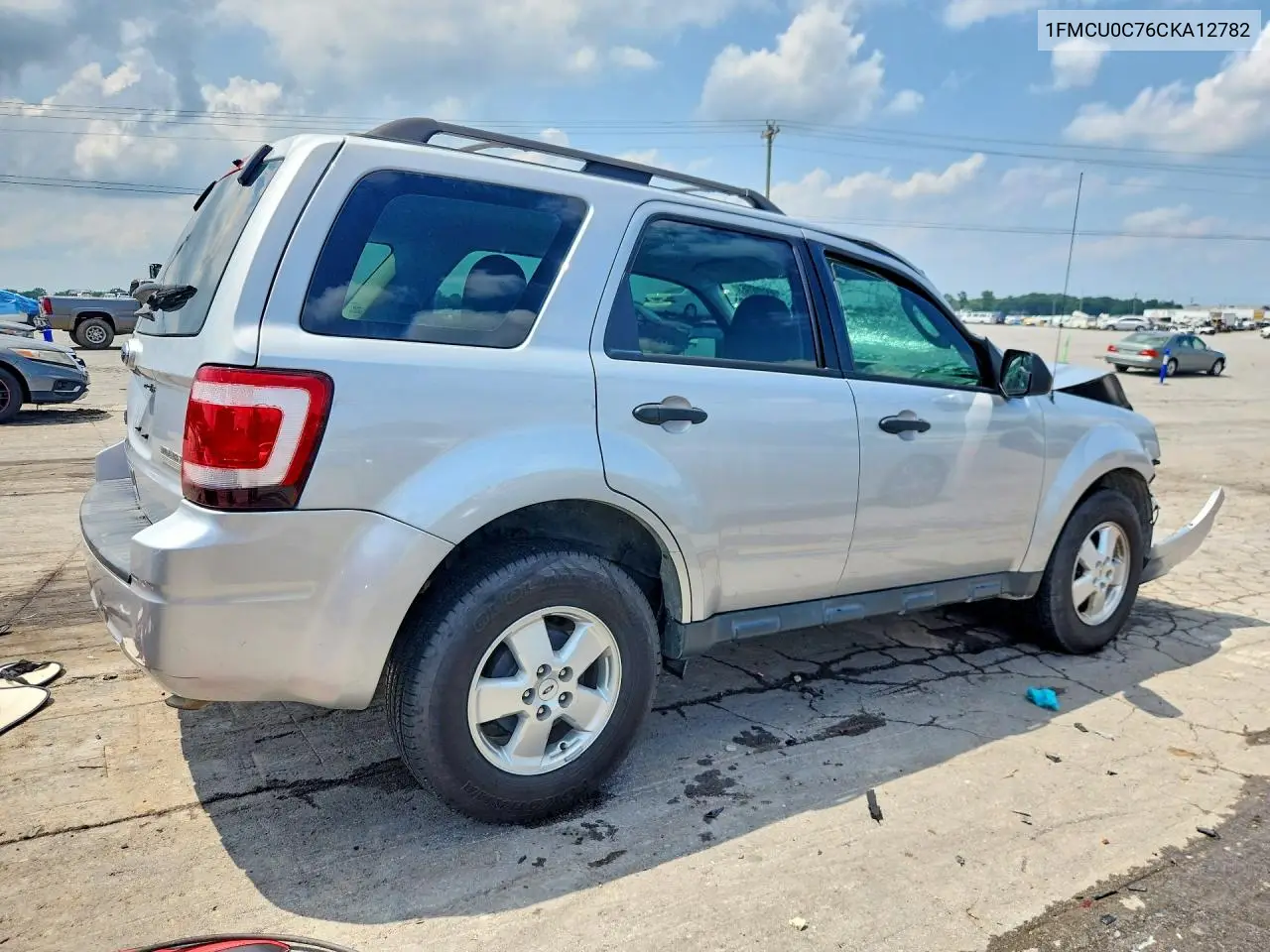 2012 Ford Escape Xls VIN: 1FMCU0C76CKA12782 Lot: 61779796