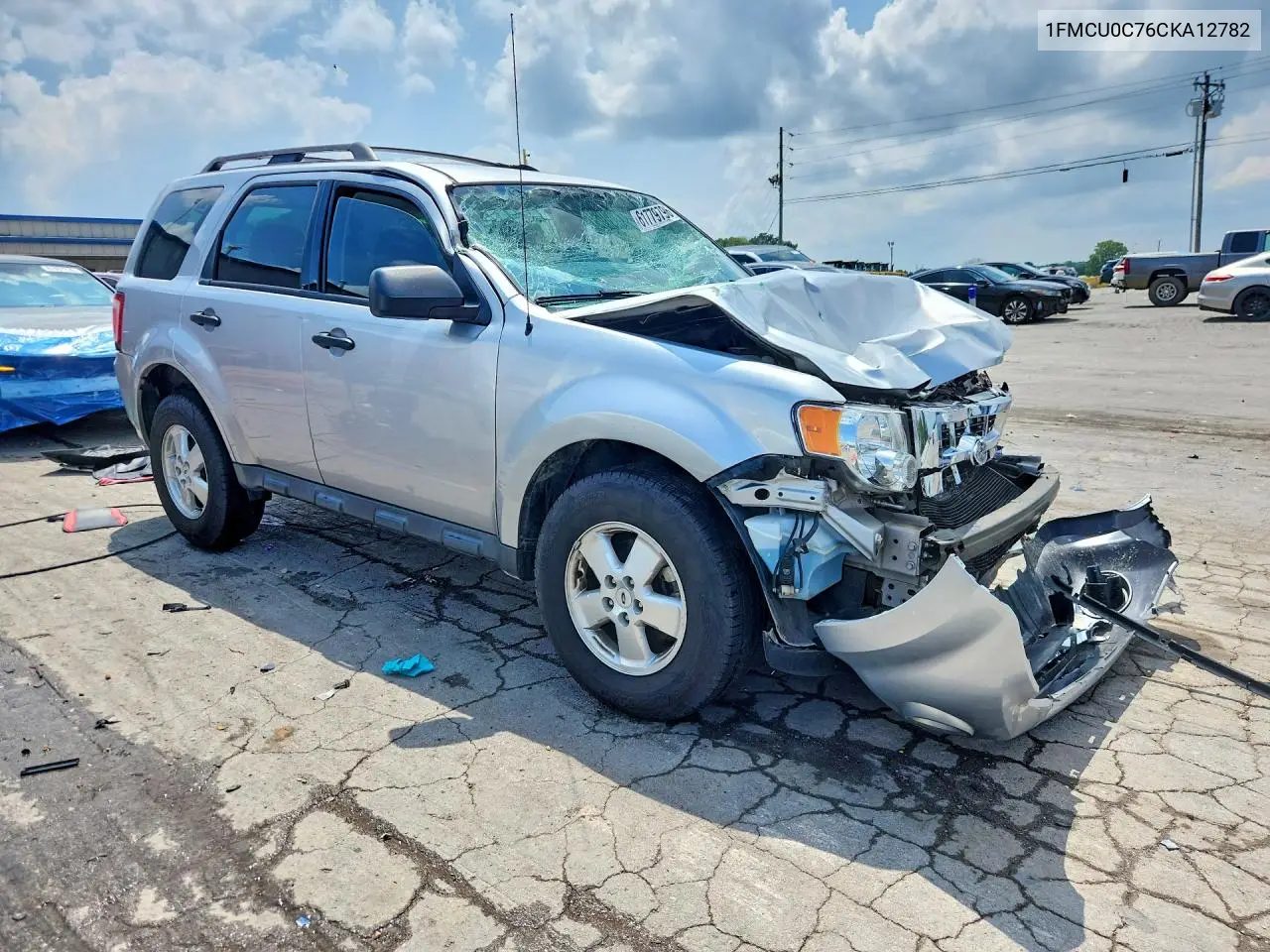 2012 Ford Escape Xls VIN: 1FMCU0C76CKA12782 Lot: 61779796