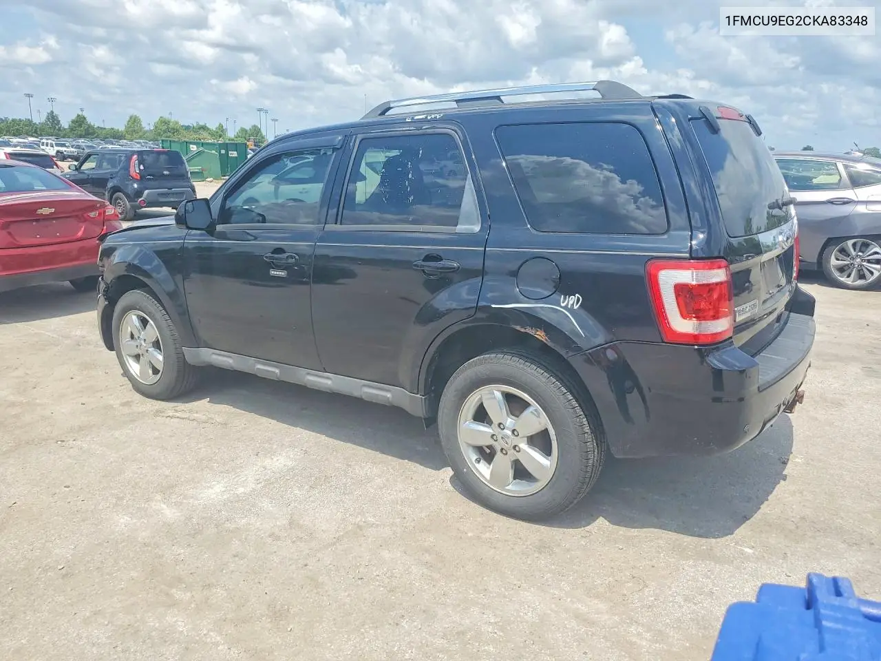 2012 Ford Escape Limited VIN: 1FMCU9EG2CKA83348 Lot: 61942516