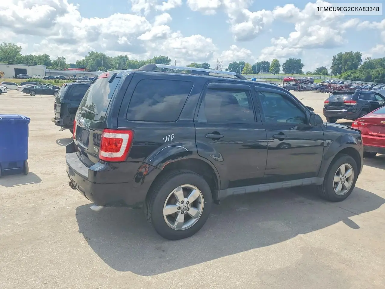 2012 Ford Escape Limited VIN: 1FMCU9EG2CKA83348 Lot: 61942516