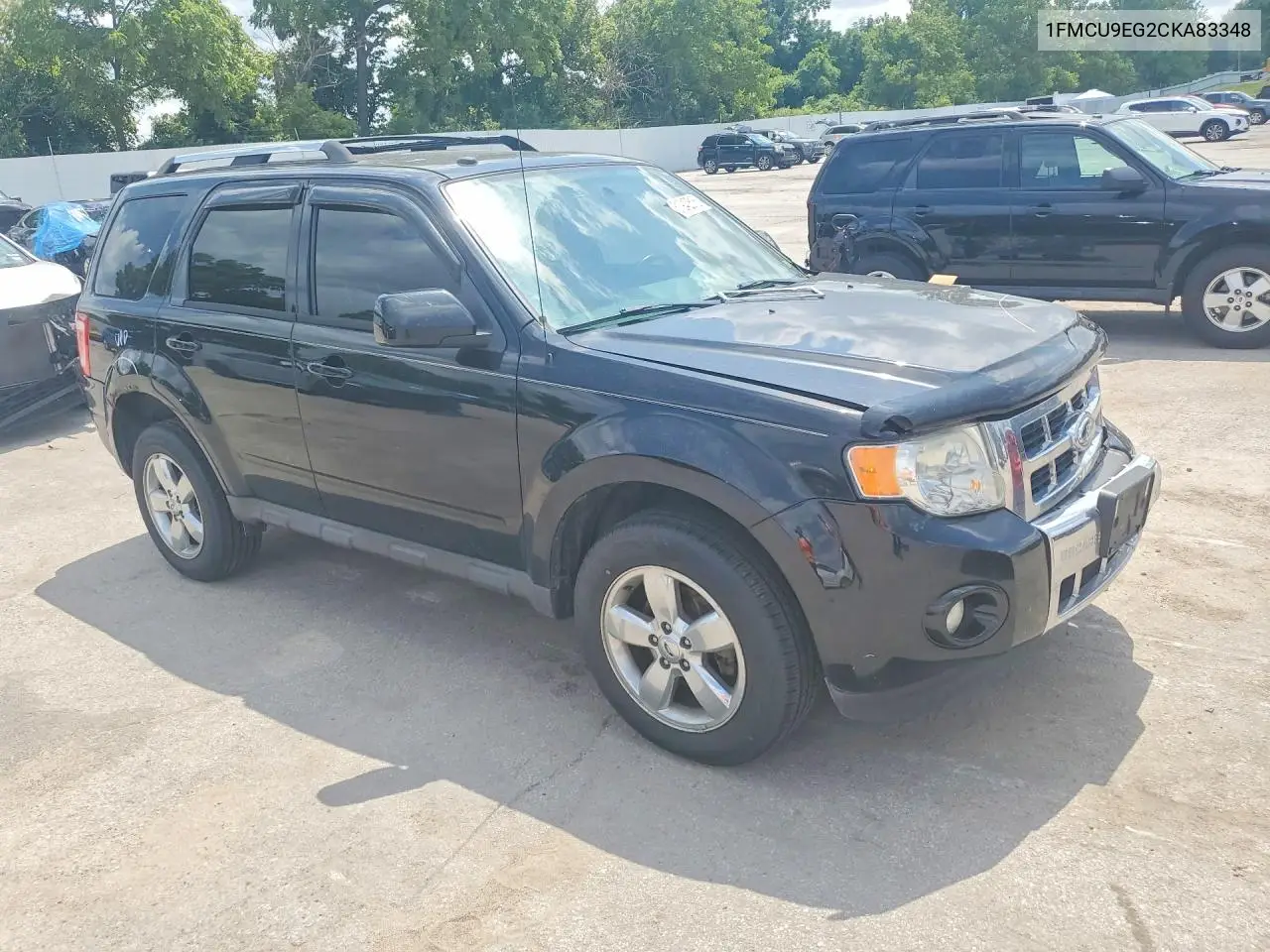 2012 Ford Escape Limited VIN: 1FMCU9EG2CKA83348 Lot: 61942516
