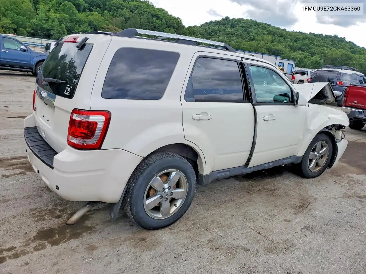 2012 Ford Escape Limited VIN: 1FMCU9E72CKA63360 Lot: 61980616