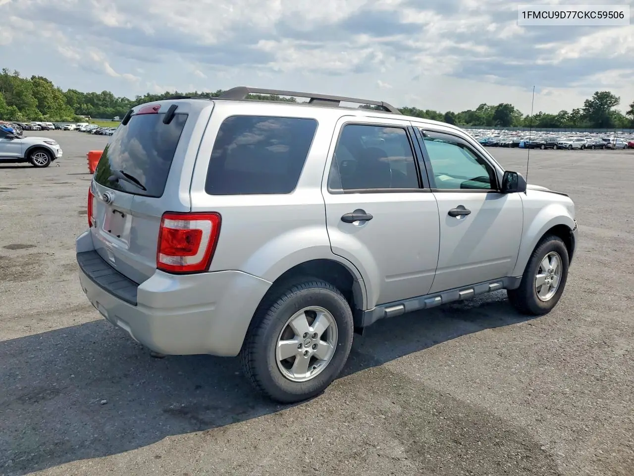 2012 Ford Escape Xlt VIN: 1FMCU9D77CKC59506 Lot: 62475356