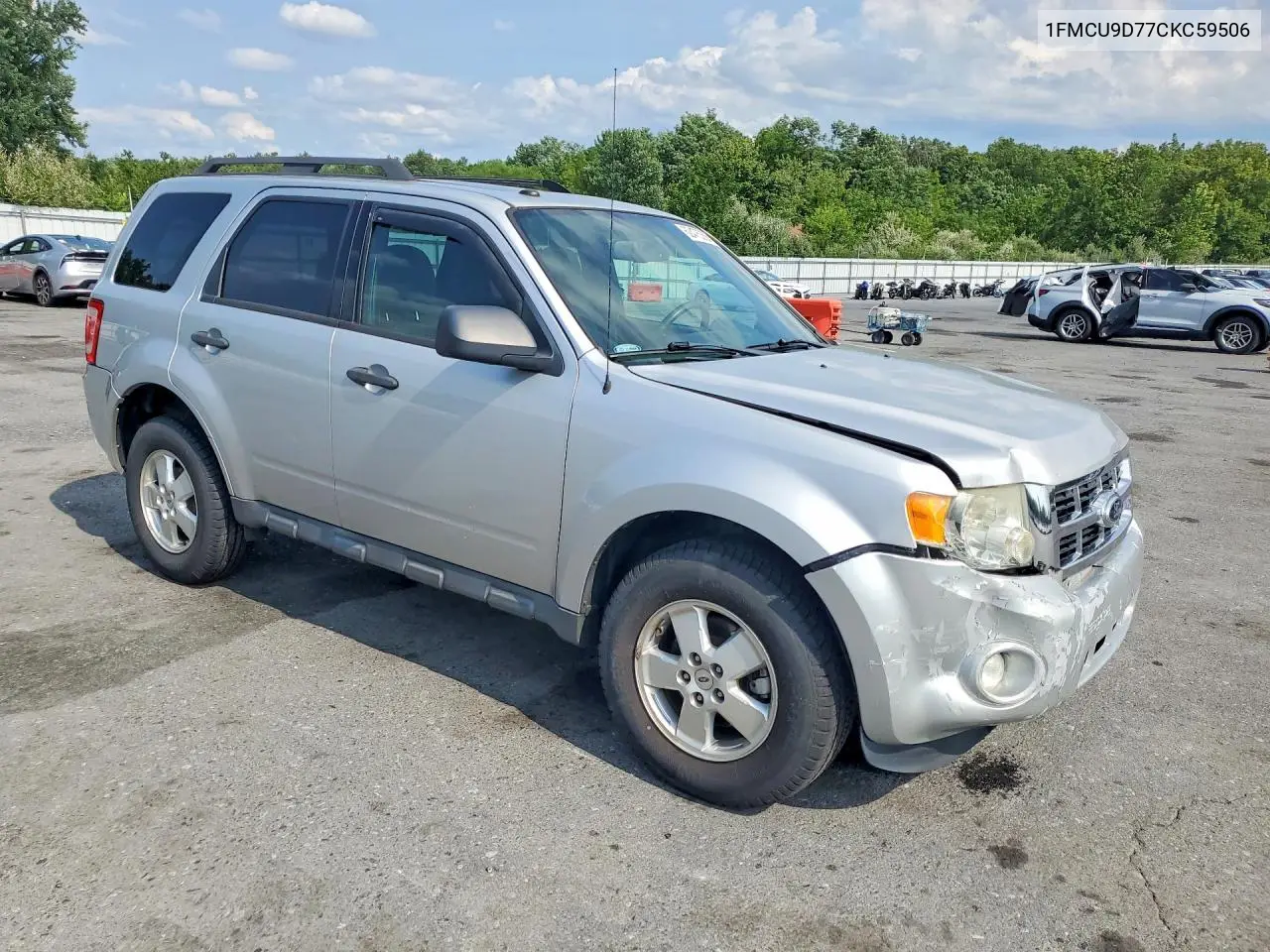 2012 Ford Escape Xlt VIN: 1FMCU9D77CKC59506 Lot: 62475356