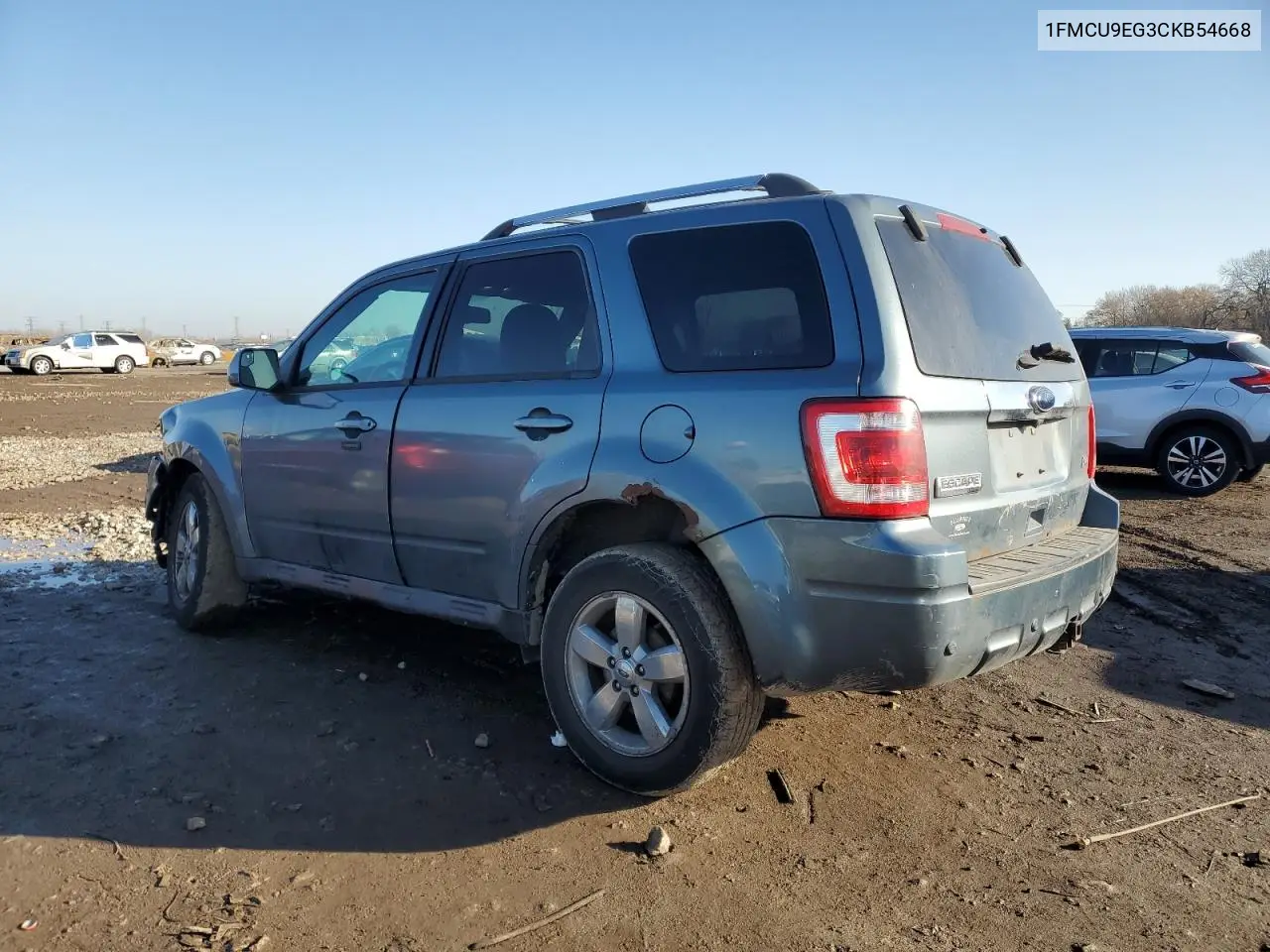 1FMCU9EG3CKB54668 2012 Ford Escape Limited