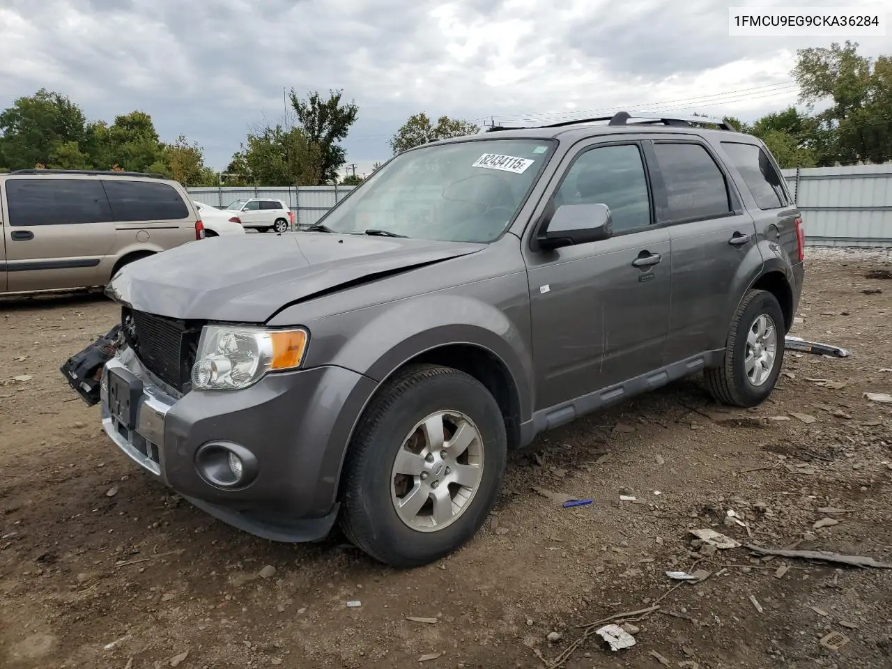 1FMCU9EG9CKA36284 2012 Ford Escape Limited